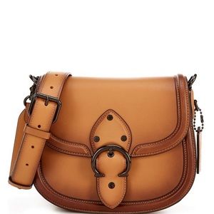 *NWT* COACH BEAT LEATHER SADDLE CROSSBODY BAG
